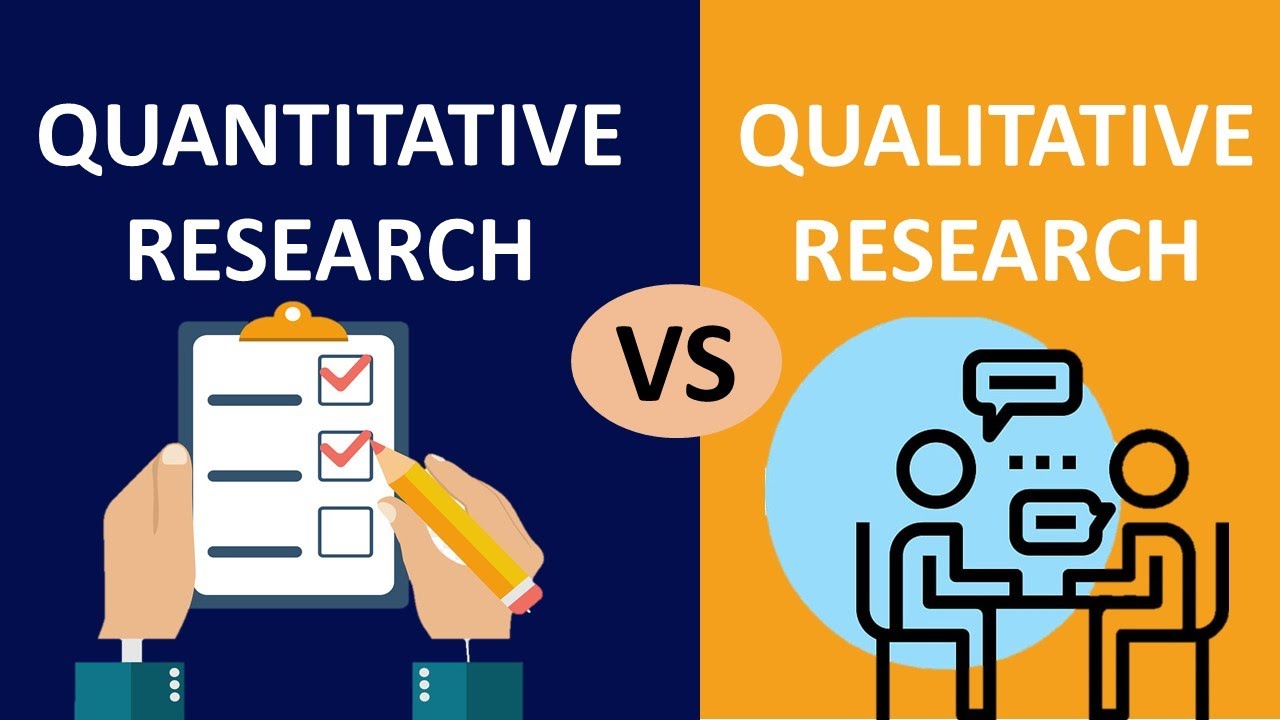 explain the difference between qualitative and quantitative methods of research